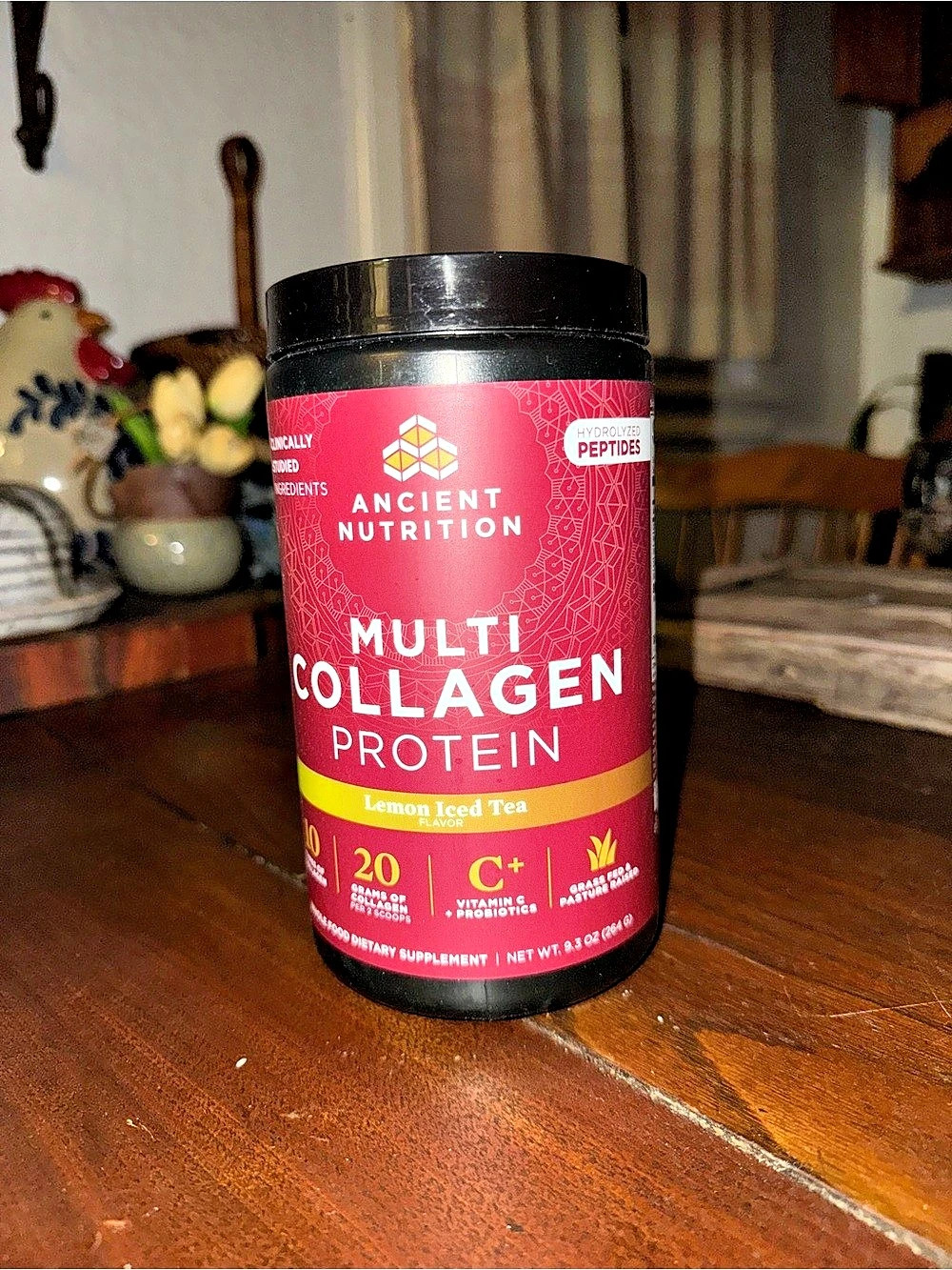 Ancient Nutrition Multi Collagen Protein Lemon Iced Tea Lemon Iced Tea Protein 9